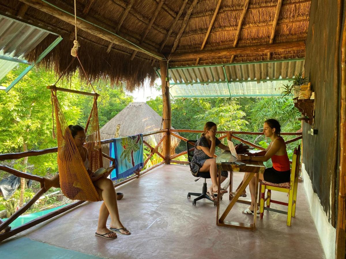 Apartamento Malinche Cafe In Coba Tulum Exterior foto